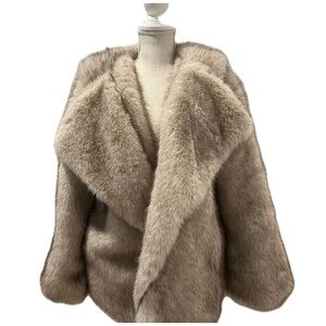 Commense Faux Fur Jacket NWT